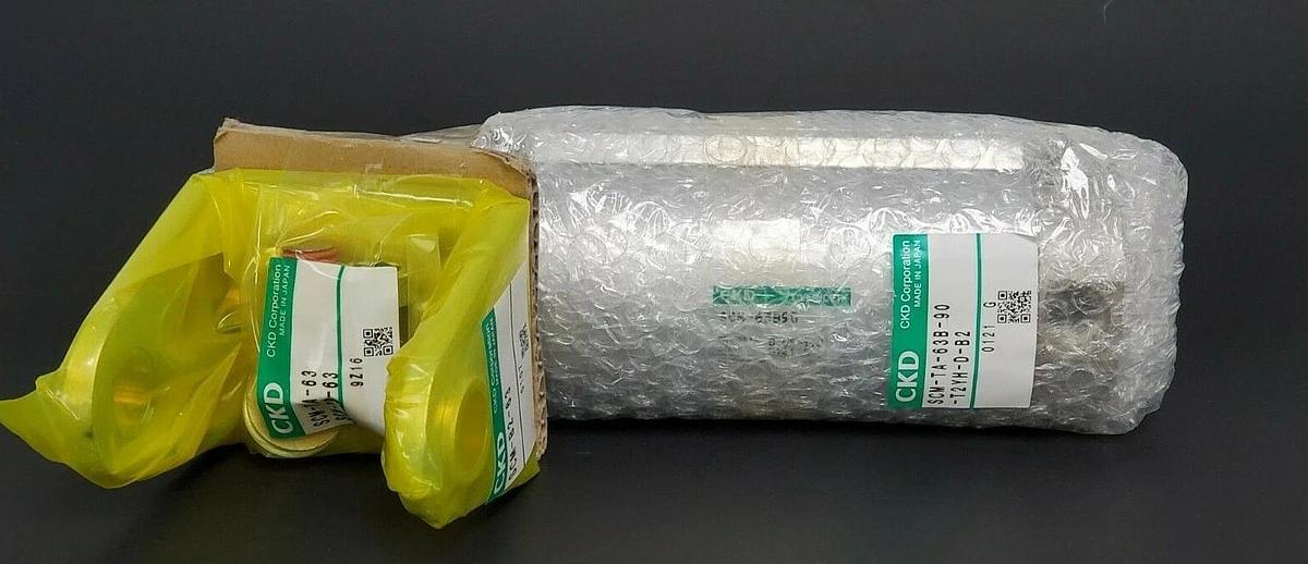 Used NIB CKD SCM-TA-63B-90-T2YH-D-B2 CYLINDER SCM-63B90, SCM-B2-63, SCM-TA-63