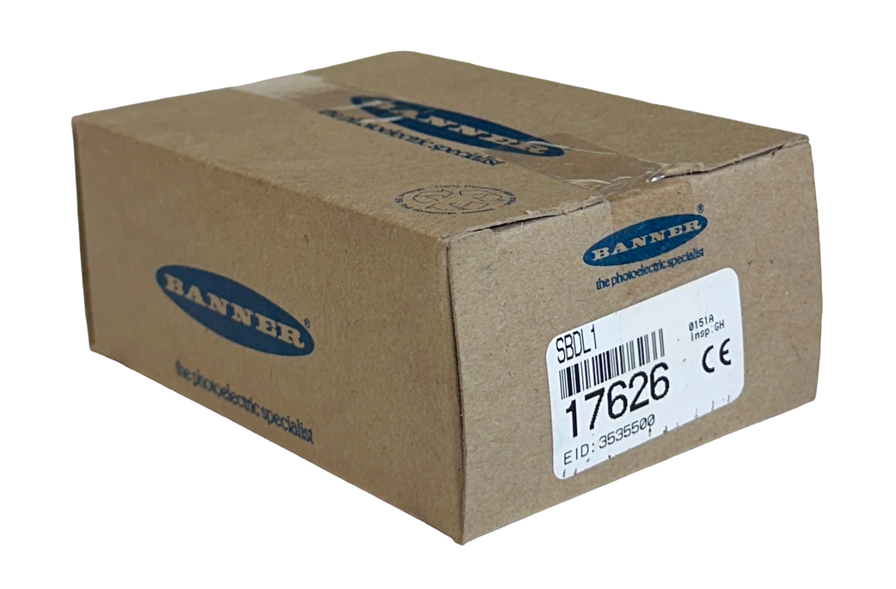 Used BANNER SBDL1 / 17626 MULTI-BEAM DIFFUSE SCANNER BLOCK SENSOR 0.6M RANGE NSMP