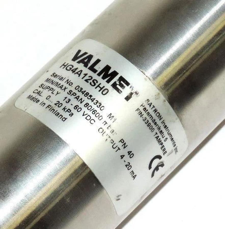 Used METSO VALMET HG4A12SH0 PRESSURE TRANSMITTER WITH M546197 MOUNTING COUPLING