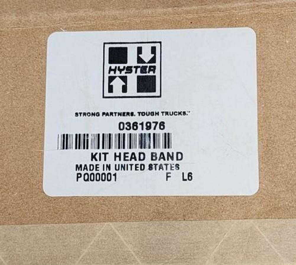 Used NIB HYSTER 0361976 KIT HEAD BAND