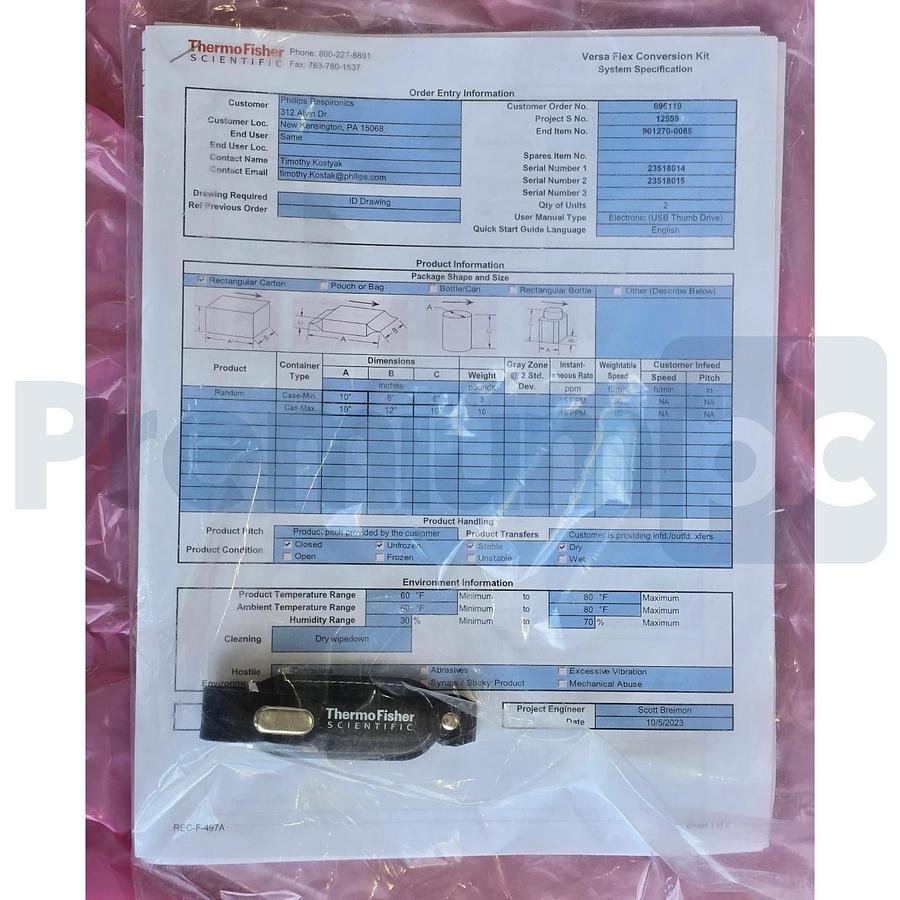 Thermo Scientific Versa Flex FR44HD (WH) Checkweigher Controller Kit 901270-0085