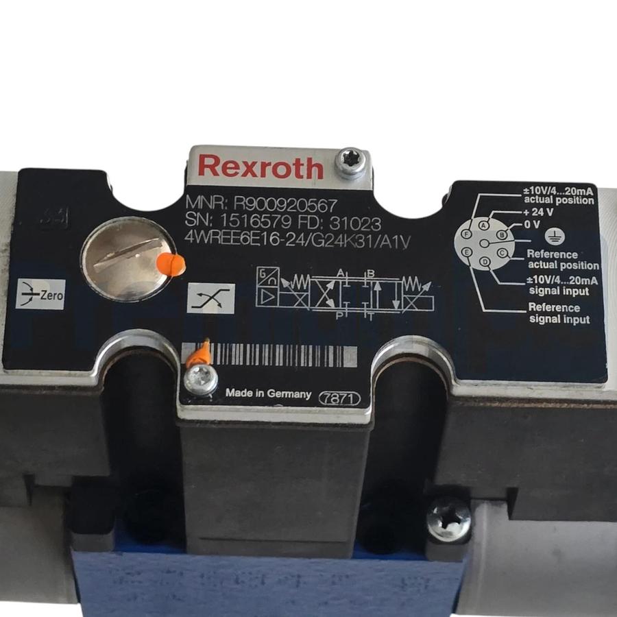Rexroth 4WREE6E16-24/G24K31/A1V Proportional Directional Valve R900920567 NEW