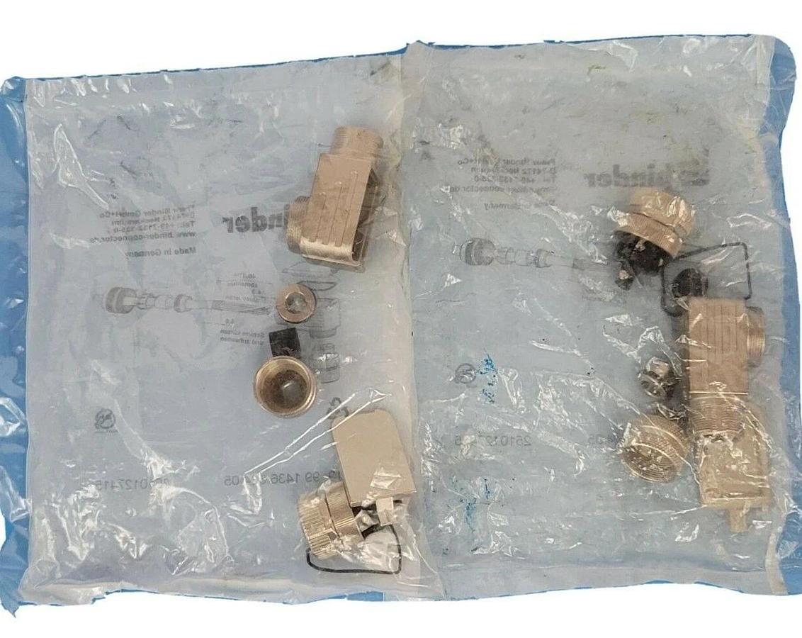 Used LOT OF 2 NEW BINDER 71399143682405 CONNECTORS 2510127415