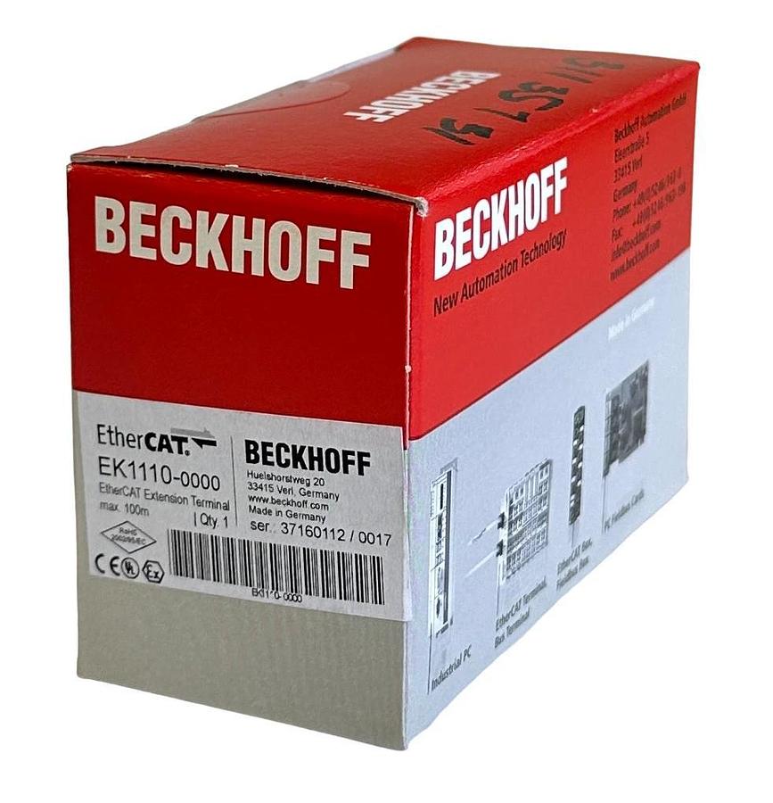 Used NEW SEALED BECKHOFF EK1110-0000 / EK1110 EtherCAT EXTENSION TERMINAL 100m OEM