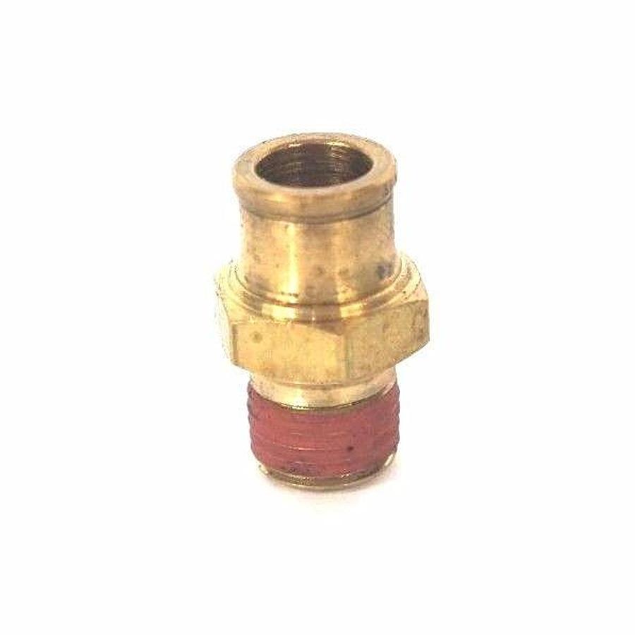 Used LOT OF 40 NEW EATON QCAB BRASS ADAPTERS 1/8-27 X 3/8"