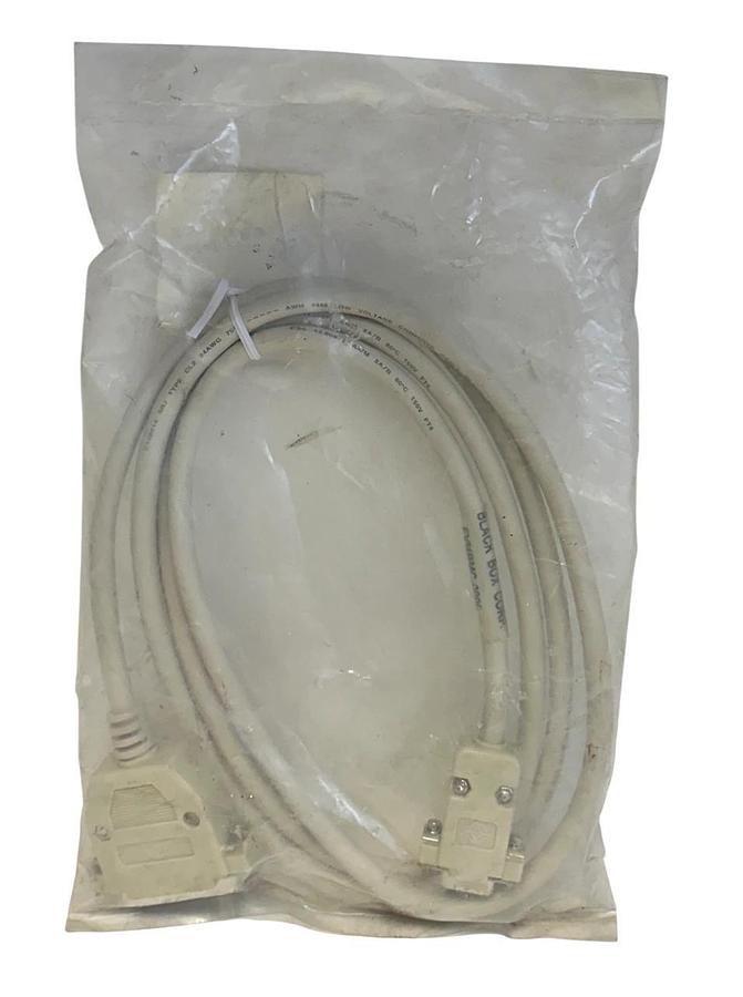 Used BLACK BOX EVMBMC-0006 / EVMBMC0006 AT MODEM CABLE PREMIUM-DB25M/DB9F NSFS