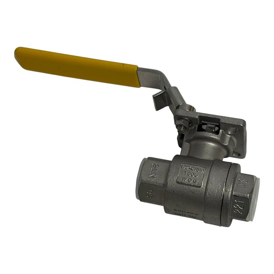 Used Axel Larsson AL17-22 DN15 1/2" Stainless Steel Ball Valve PN63 1000 WOG New
