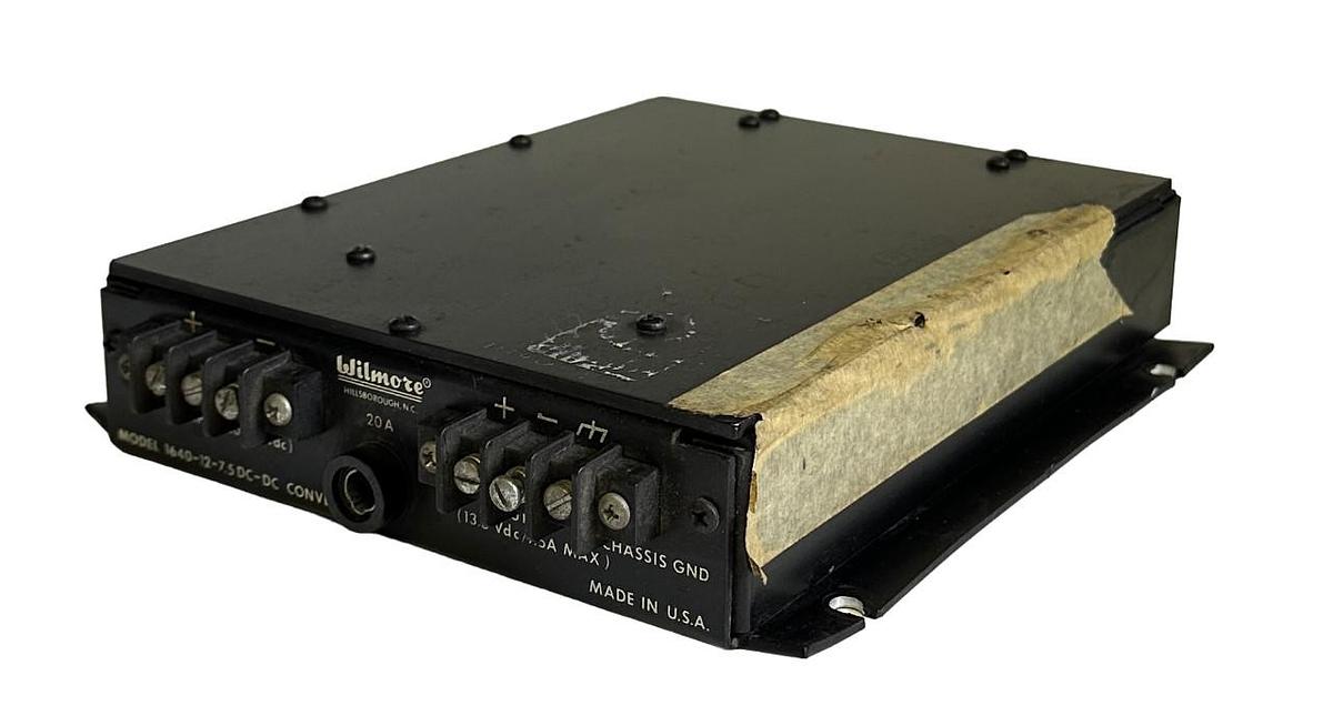 Used WILMORE ELECTRONICS 1640-12-7.5 / 16401275 DC-DC CONVERTER 20-56VDC INPUT 20A