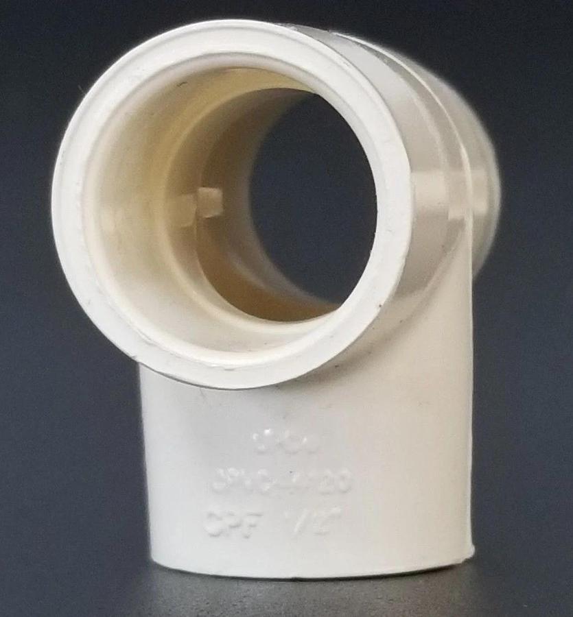 LOT OF 12 NEW CPF CHARLOTTE ASTM D-2846 T-FITTINGS CPVC-4120, CPF 1/2"