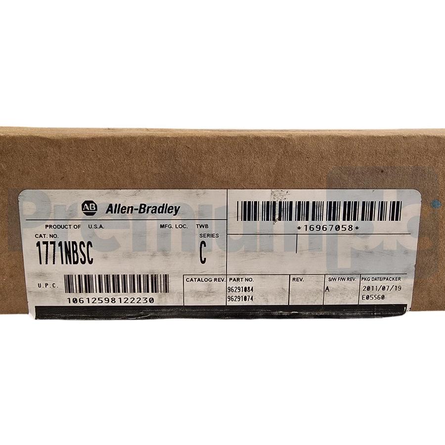 ALLEN BRADLEY 1771-NBSC /C PLC-5 HIGH RESOLUTION ISOLATED ANALOG MODULE 1771NBSC