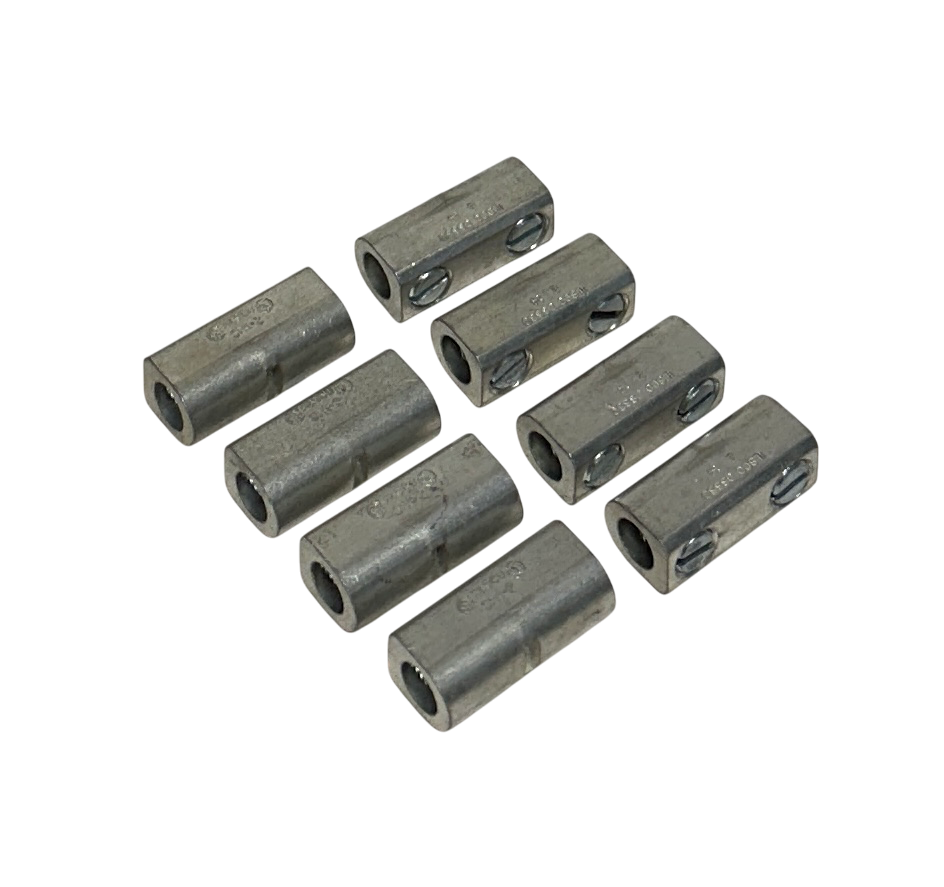 Used 8 ILSCO SPA-2 / D8680 / SPA2 ALUMINUM SPLICERS / REDUCERS 2-14 AL9CU 13397 NSNP