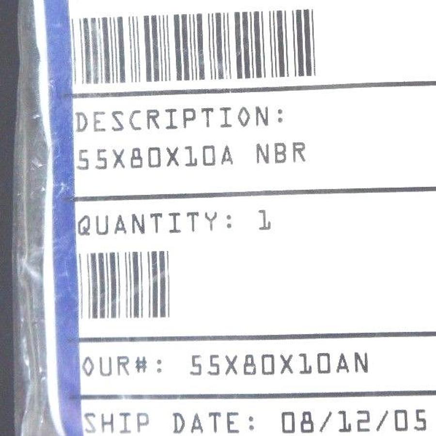 Used LOT OF 4 NEW ISP INTERNATIONAL 55X80X10 OIL SEALS 55X80X10A NBR