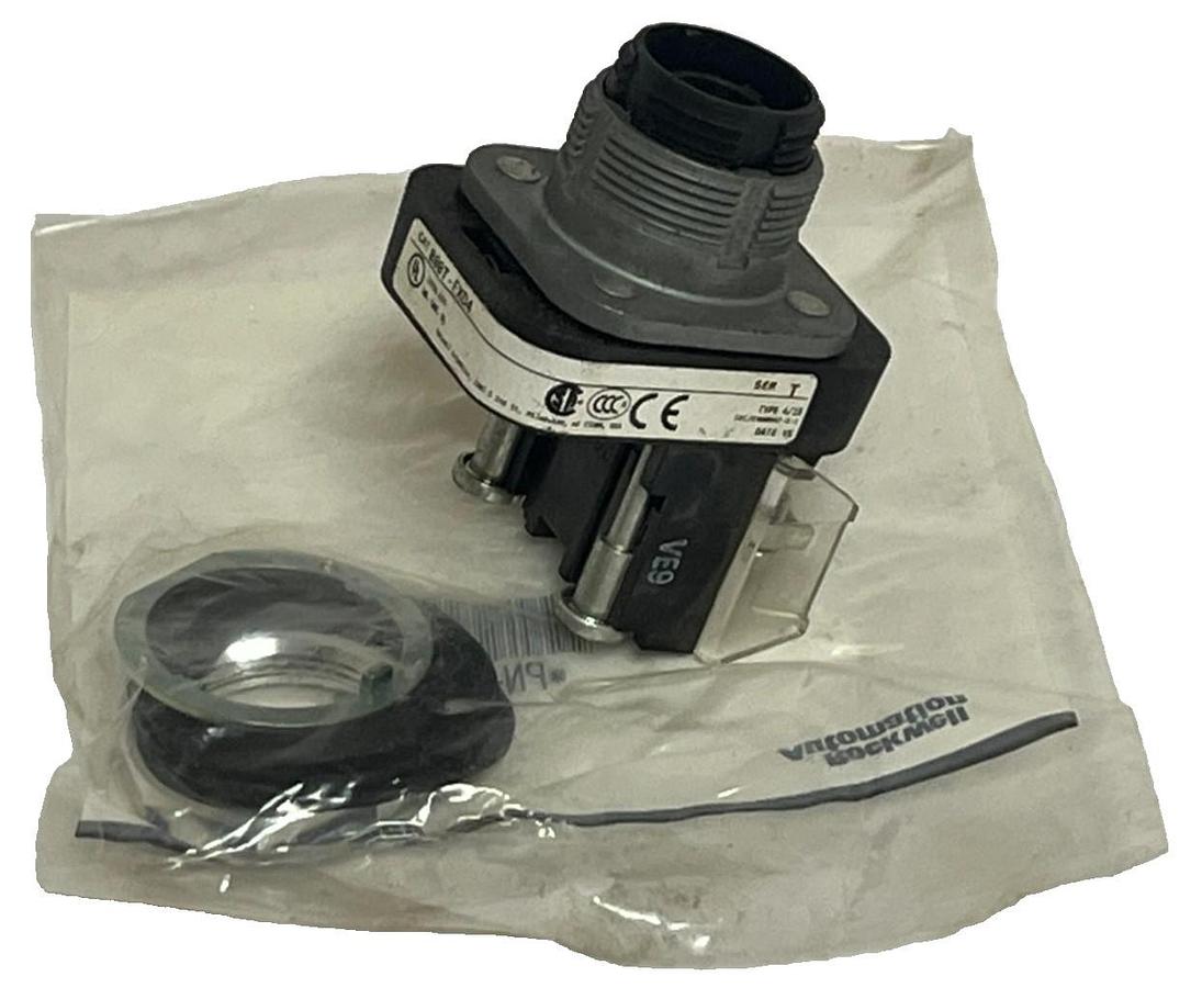 Allen-Bradley 800T-FXD4 Push Button Pull-Release + PN-184860 Hardware Kit NO CAP