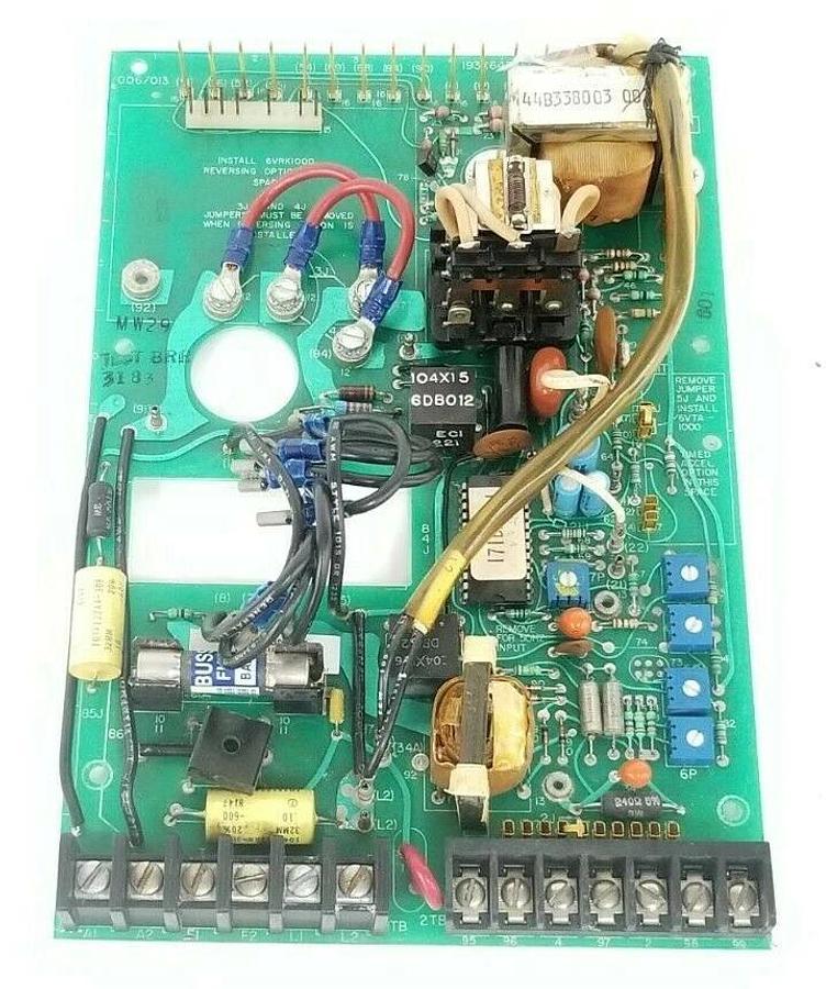 Used GENERAL ELECTRIC 193X643AFG222 STATOTROL II DRIVE CONTROL BOARD 193X643AFG