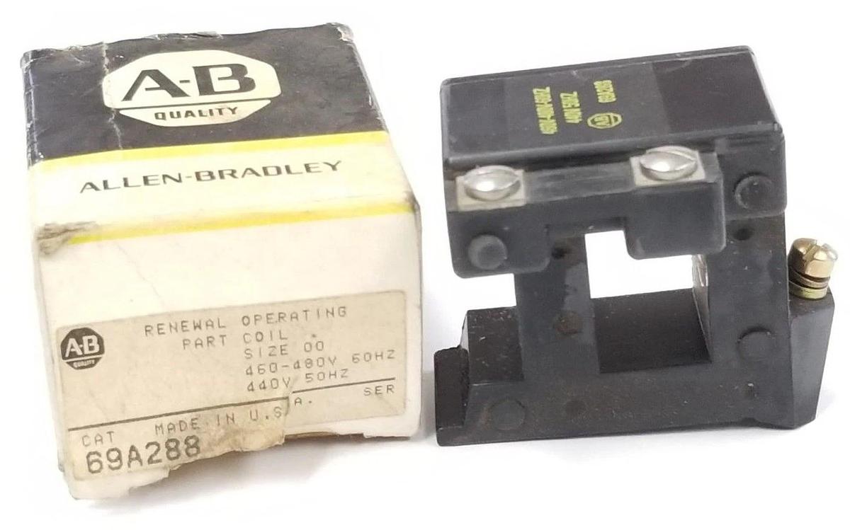 Used NIB ALLEN BRADLEY 69A288 COIL 480V 60CY, 440V 50CY