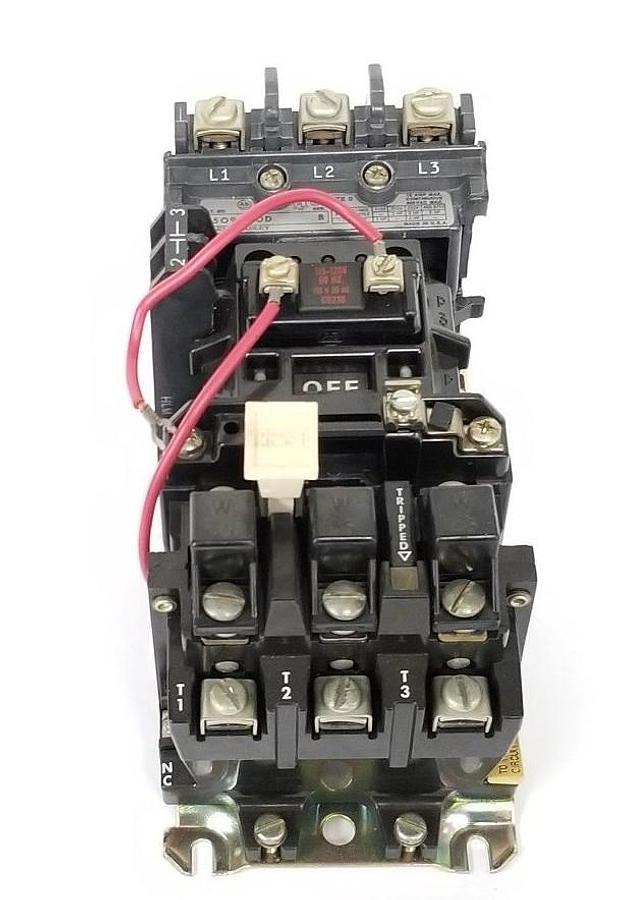 Used ALLEN BRADLEY 509-AOD NON REVERSING STARTER SER. B, 115-120VAC CB236 , 50/60HZ
