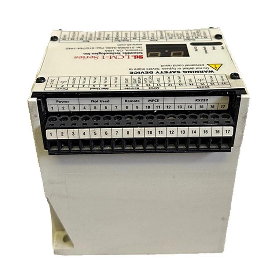 Used STI 70116-1000 / 701161000 LIGHT CURTAIN CONTROLLER LCM-1 / LCM1 70132-1077