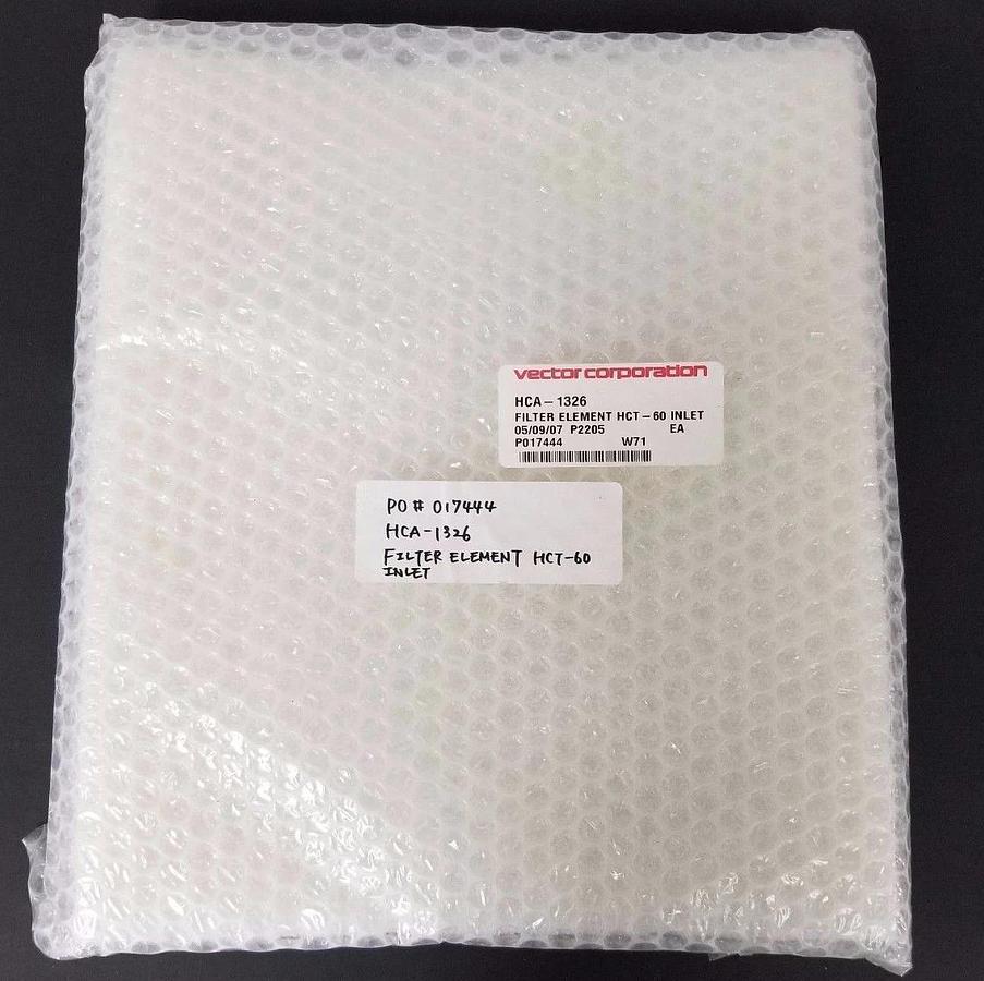 NEW VECTOR CORPORATION HCA-1326 FILTER ELEMENT HCT-60 INLET