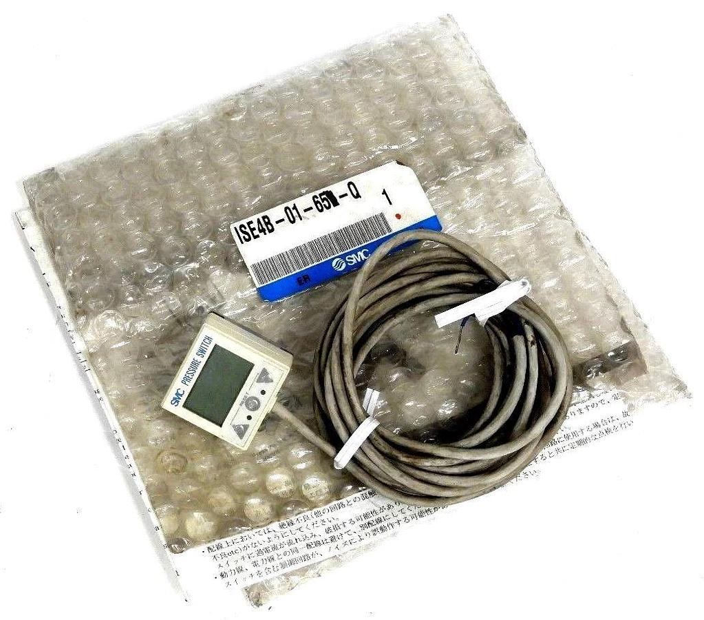 Used NEW SMC ISE4B-01-65-Q PRESSURE SWITCH ISE4B0165Q