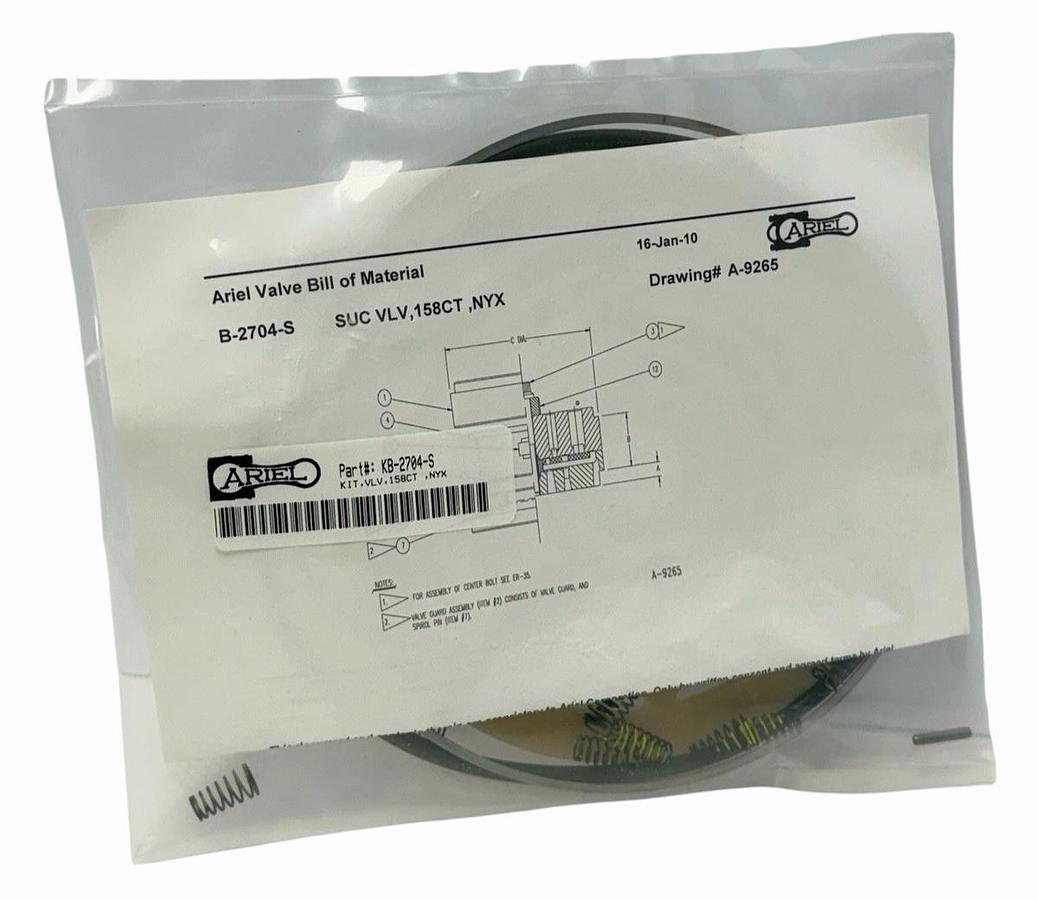 NEW ARIEL CORPORATION KB-2704-S SUC KIT, VLV, 158CT, NYX