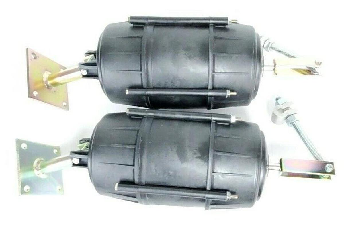 LOT OF 2 NEW KMC CONTROLS MCP-1160-5111 6" PNEUMATIC DAMPER ACTUATORS, 8-13PSI