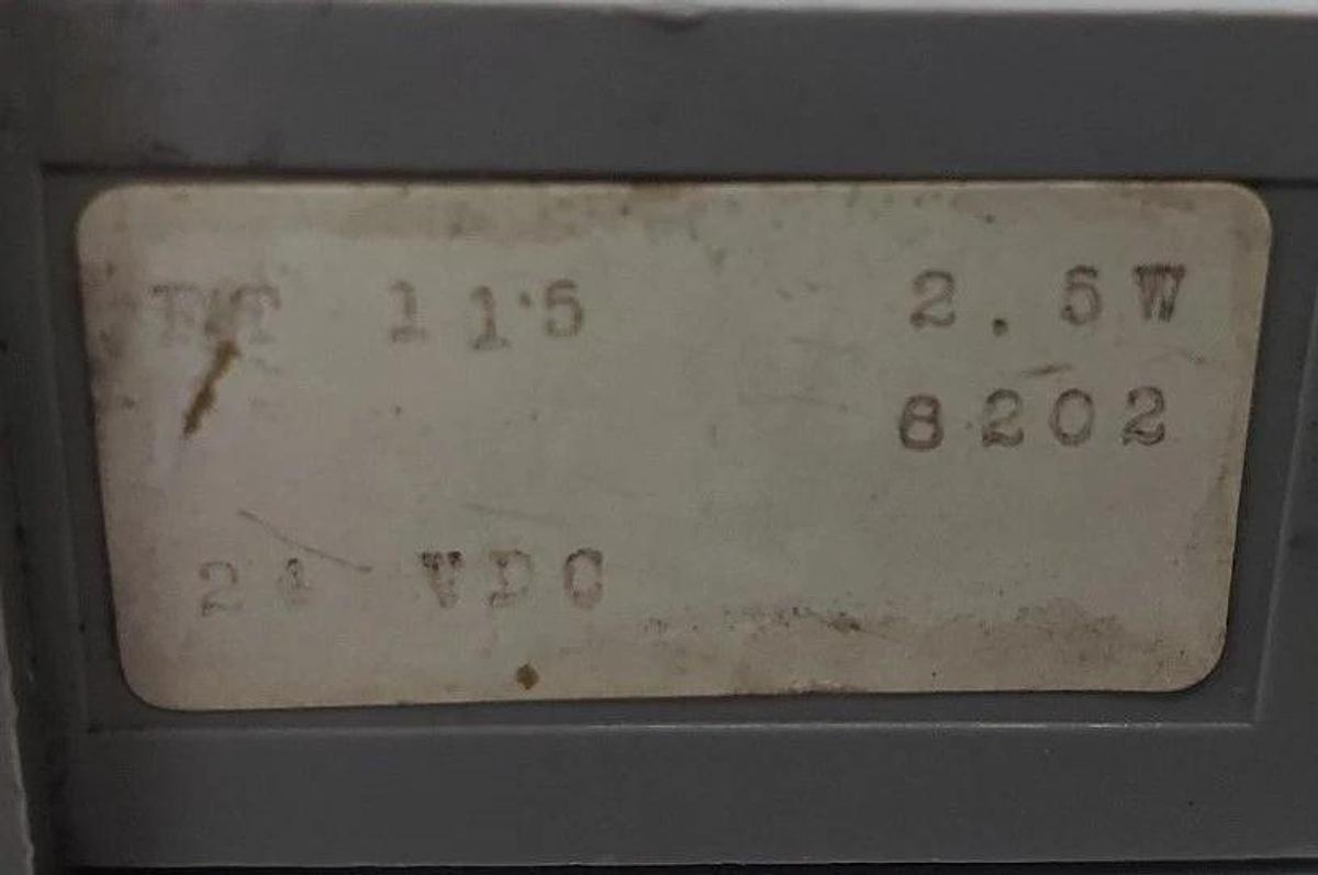 Used SODECO 8202 5-DIGIT COUNTER 2.5W, 24VDC, FT 115