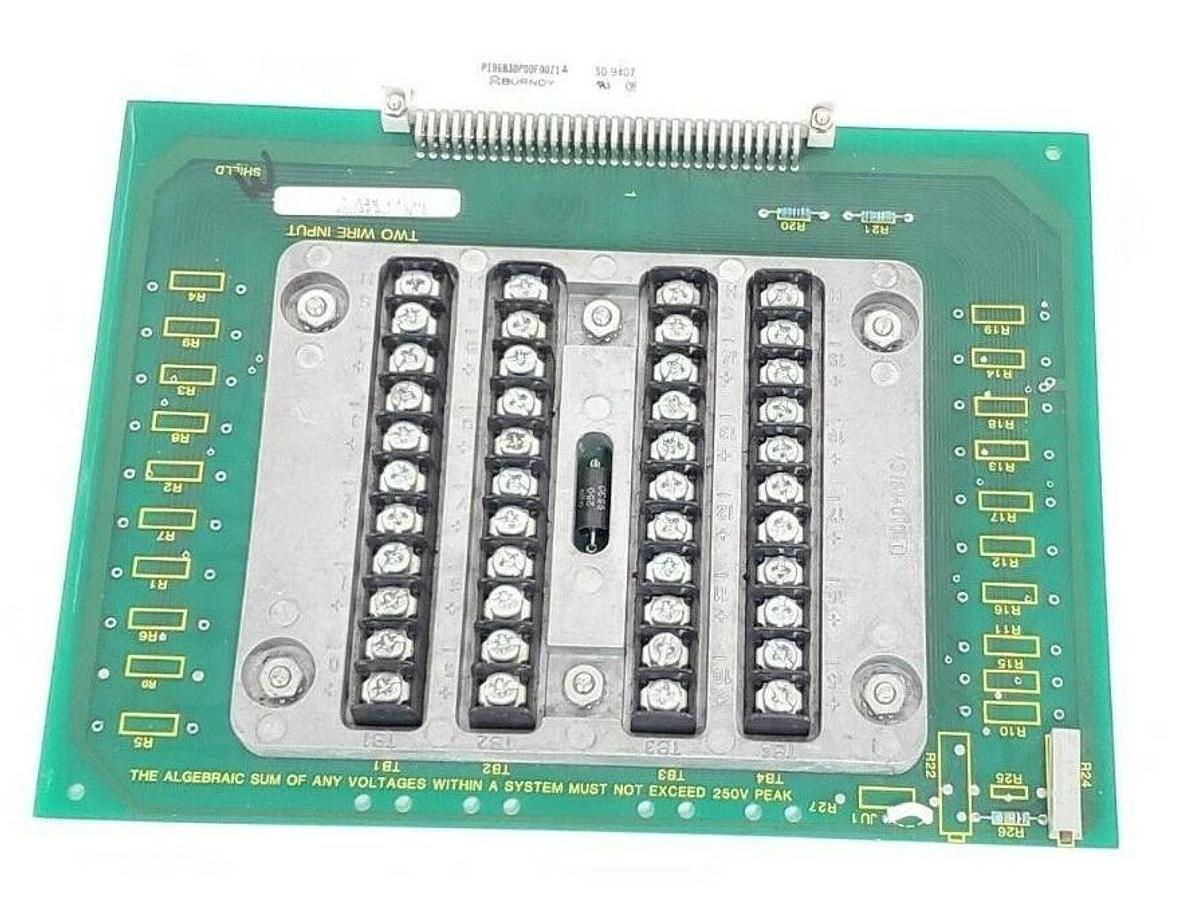 Used ACUREX KAYE 43157-011 PC BOARD 2WIRE INPUT U5063 REV. 2 43155 REV. F