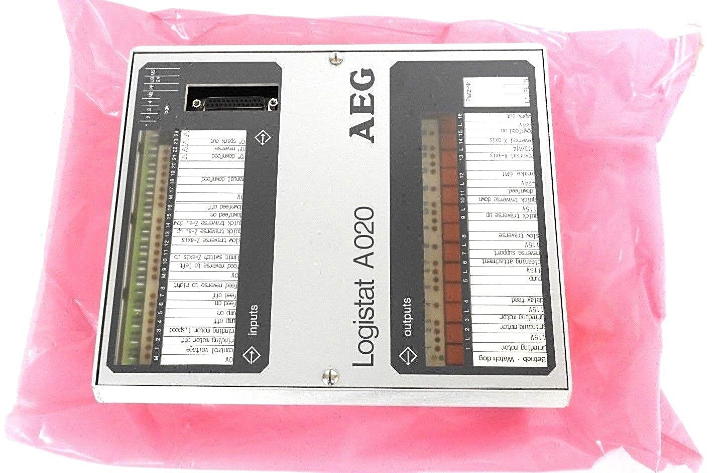Used AEG GOULD MODICON A020/E/24V 7628-042.200596.11 LOGISTAT EXTENSION 24V
