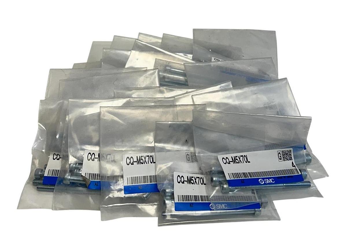 Used 80 SMC CQ-M5X70L / CQM5X70L MOUNTING BOLTS (20 BAGS OF 4) NSFS