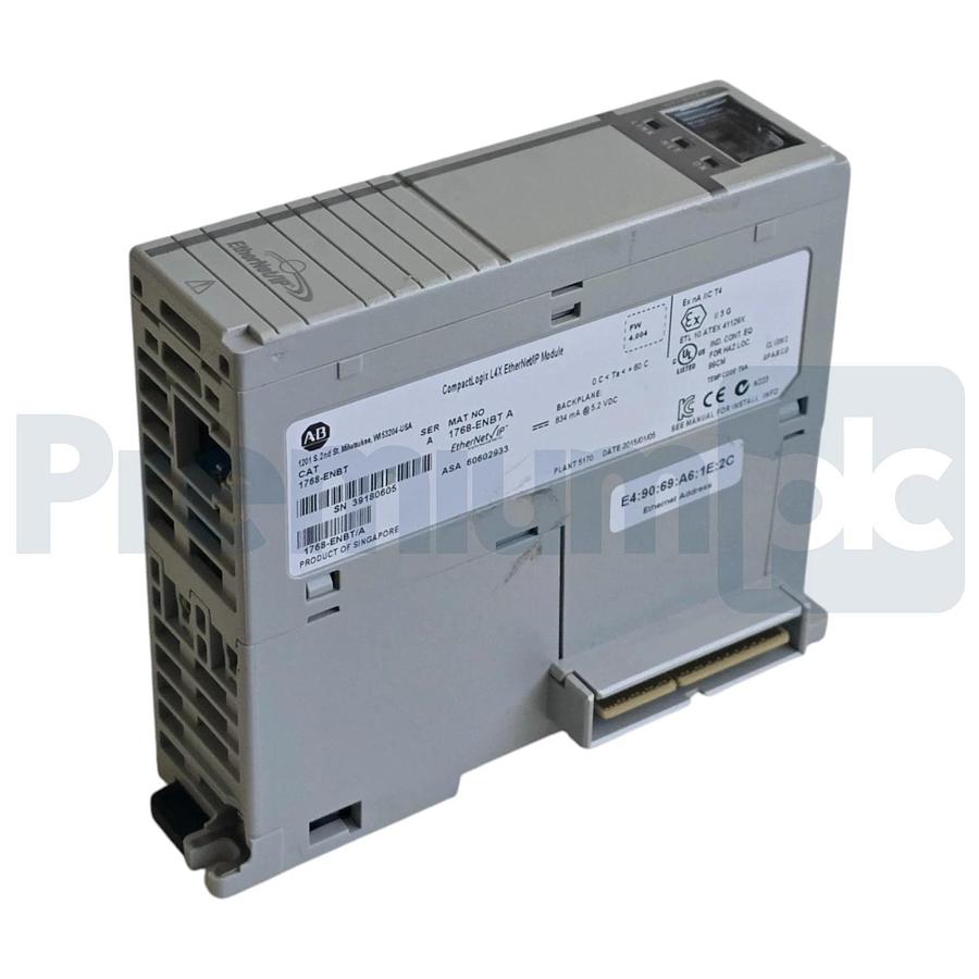 Used Allen Bradley 1768-ENBT /A CompactLogix L4X EtherNet/IP Module FW 4.004 USED 612598307524