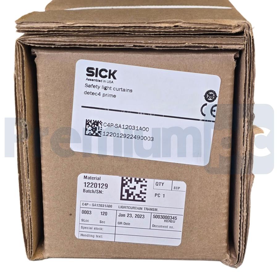 SICK C4P-SA12031A00 deTec4 Prime Safety Light Curtain Transmitter Sender 1220129