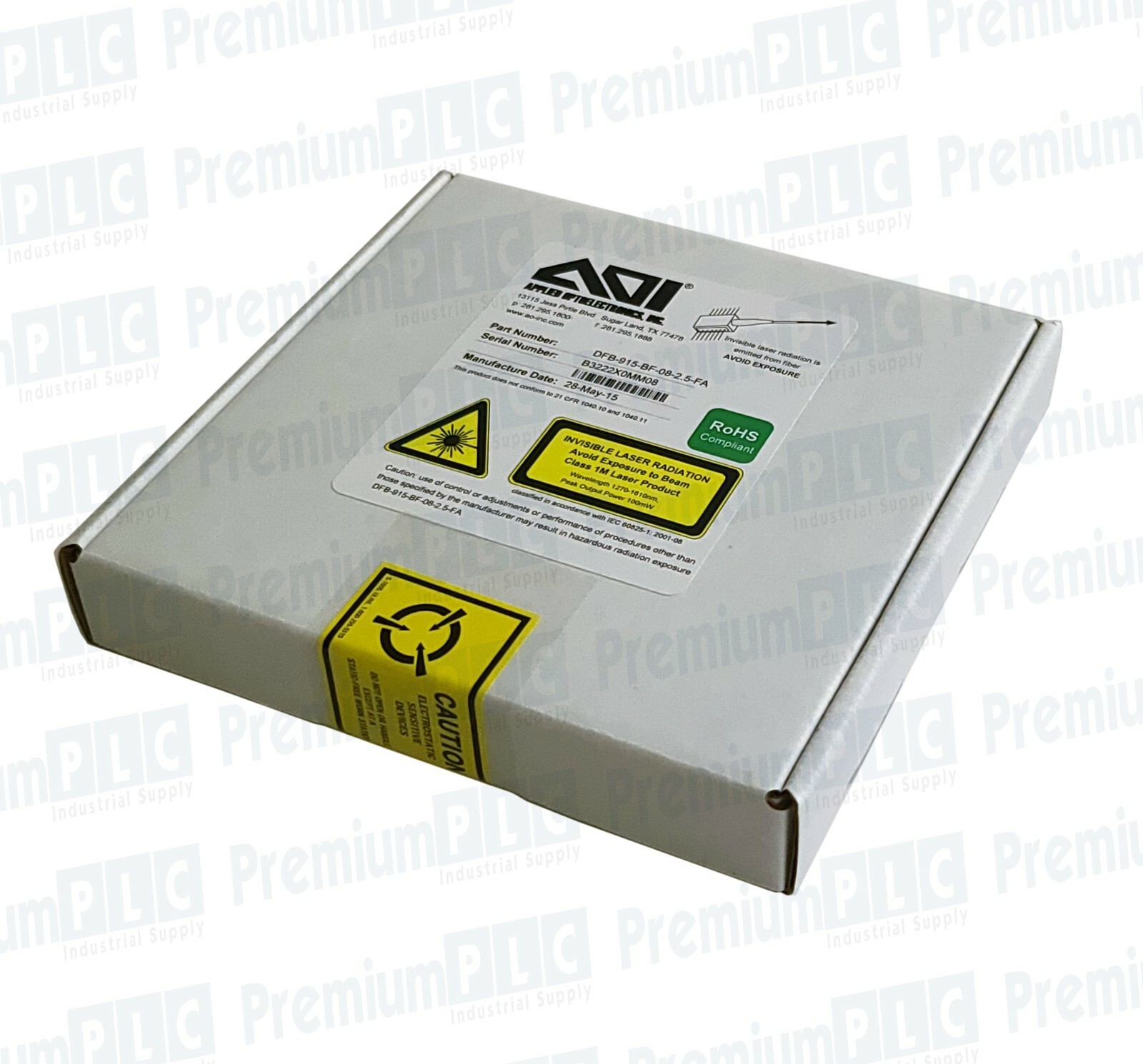 APPLIED OPTPELECTRONICS AOI DFB-915-BF-08-2.5-FA 14-PIN BUTTERFLY (DFB) LASER