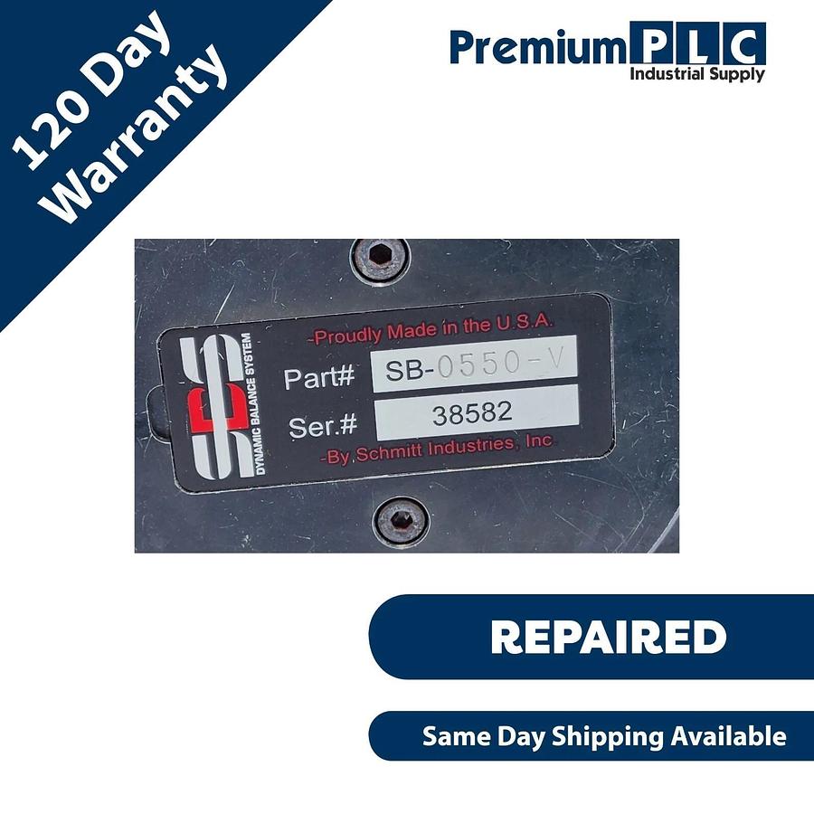 Refurbished SBS DYNAMIC BALANCE SYSTEM SB-0550-V EXTERNAL BALANCER TYPE V 95mm 550g*cm