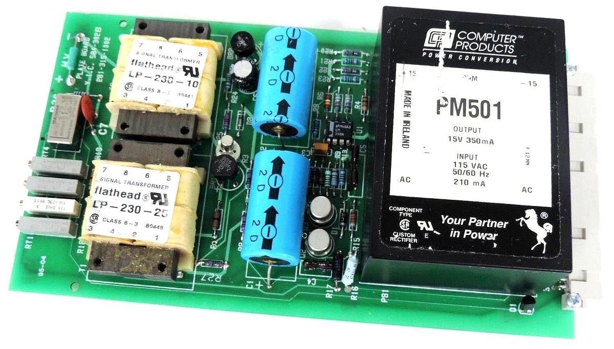 Used VIC 584-302B PC BOARD WITH PM501 POWER SUPPLY 584302B