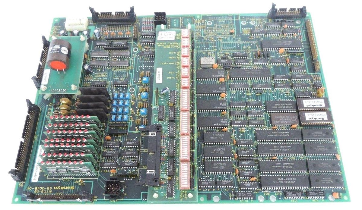 Used REPAIRED SANKYO MTCB-06 BOARD SB-2045-04, SB2027, SB2045-04 B4285-M01
