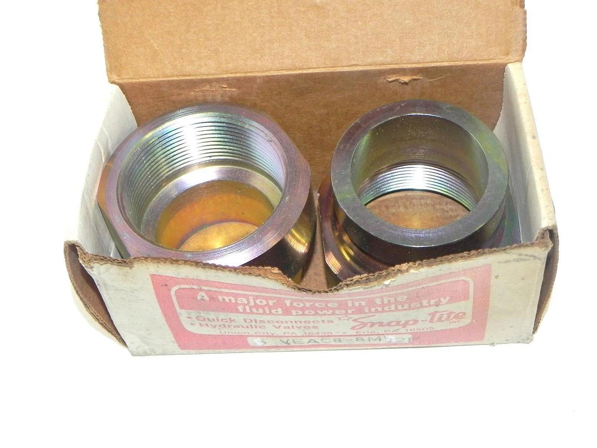 Used NIB SNAP-TITE VEAC8-8MV COUPLING HALF, QUICK LUG, FPT CONN, 2'', ST, VEAC88MV