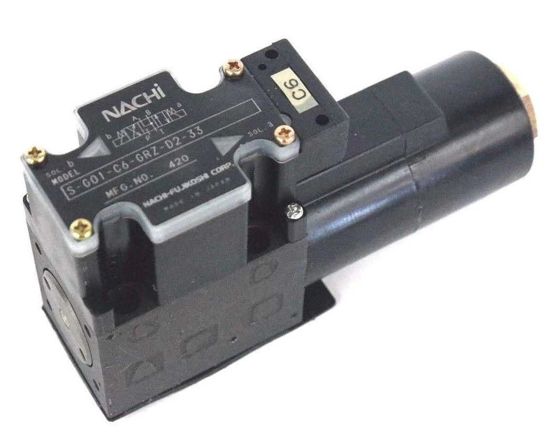 NEW NACHI S-G01-C6-GRZ-D2-33 DIRECTIONAL CONTROL VALVE SG01C6GRZD233