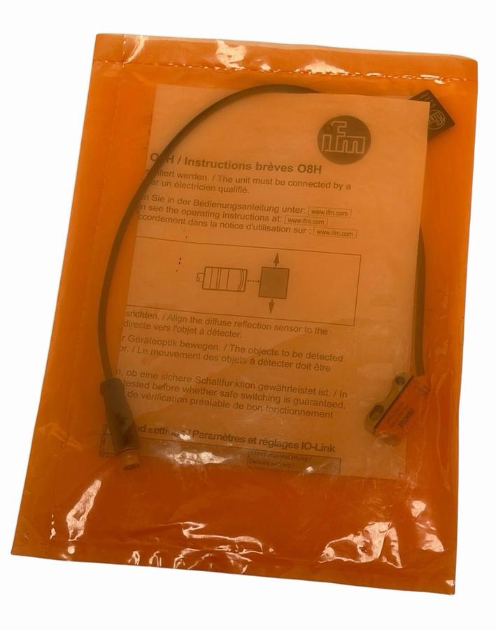 IFM O8H-FPKG/IO-LINK/0,30M/AS/3P DIFFUSE REFLECTION SENSOR O8H202 NSFS