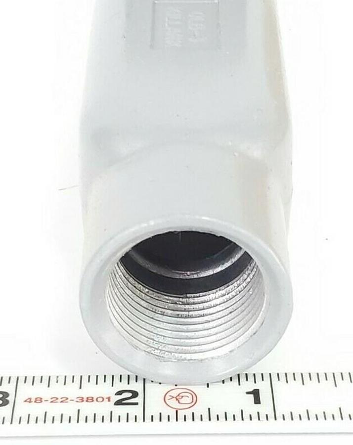 Used BOX OF 5 NEW KILLARK OLB-3, O SERIES TYPE LB CONDUIT BODIES ALUMINUM 1IN