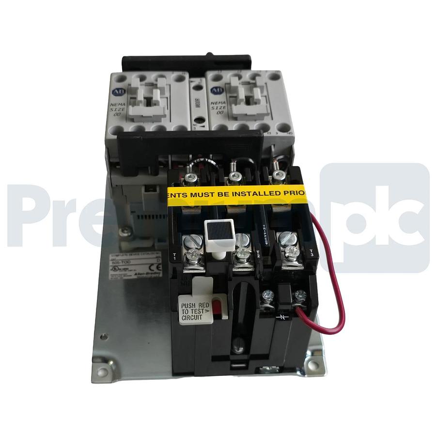 Allen-Bradley 505-TOD /D Full Voltage Reversing Starter NEMA Size 00 110-120V