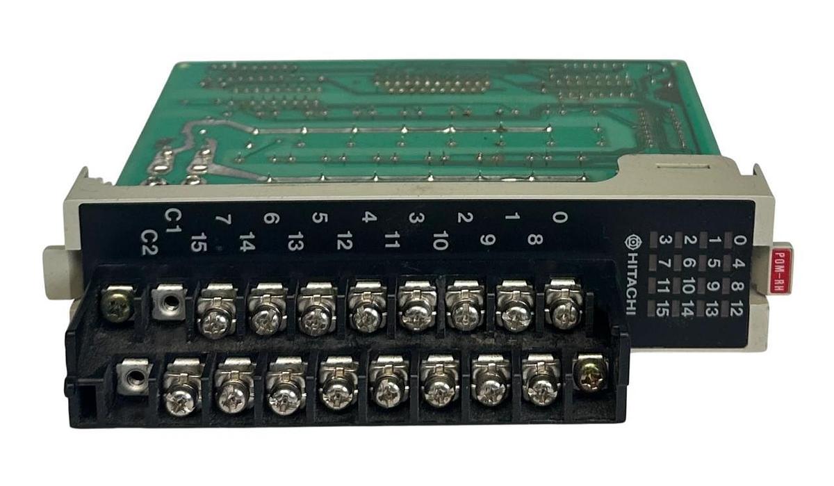 Used HITACHI POM-RH / P0M-RH / POMRH 16-PT DIGITAL OUTPUT MODULE USNP
