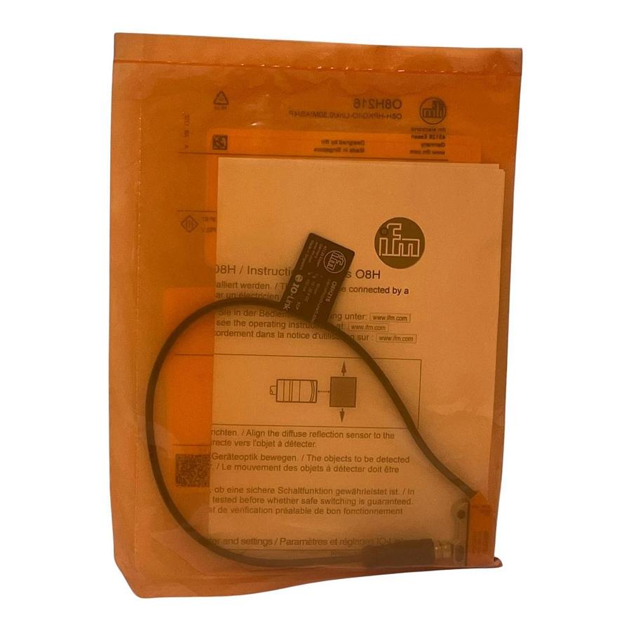 Used ifm electronic O8H216 O8H-HPKG/IO-Link/0,30M/AS/4P Sensor - NSFS
