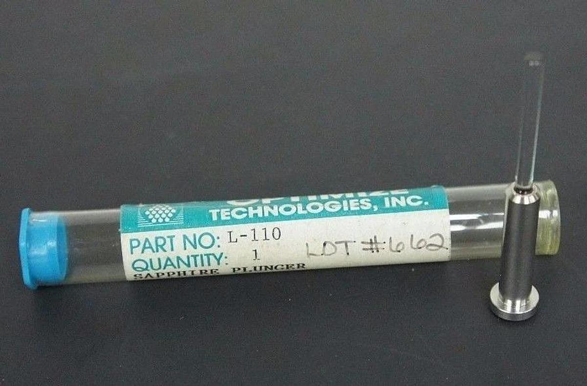 NEW OPTIMIZE TECHNOLOGIES L-110 SAPPHIRE PLUNGER L110