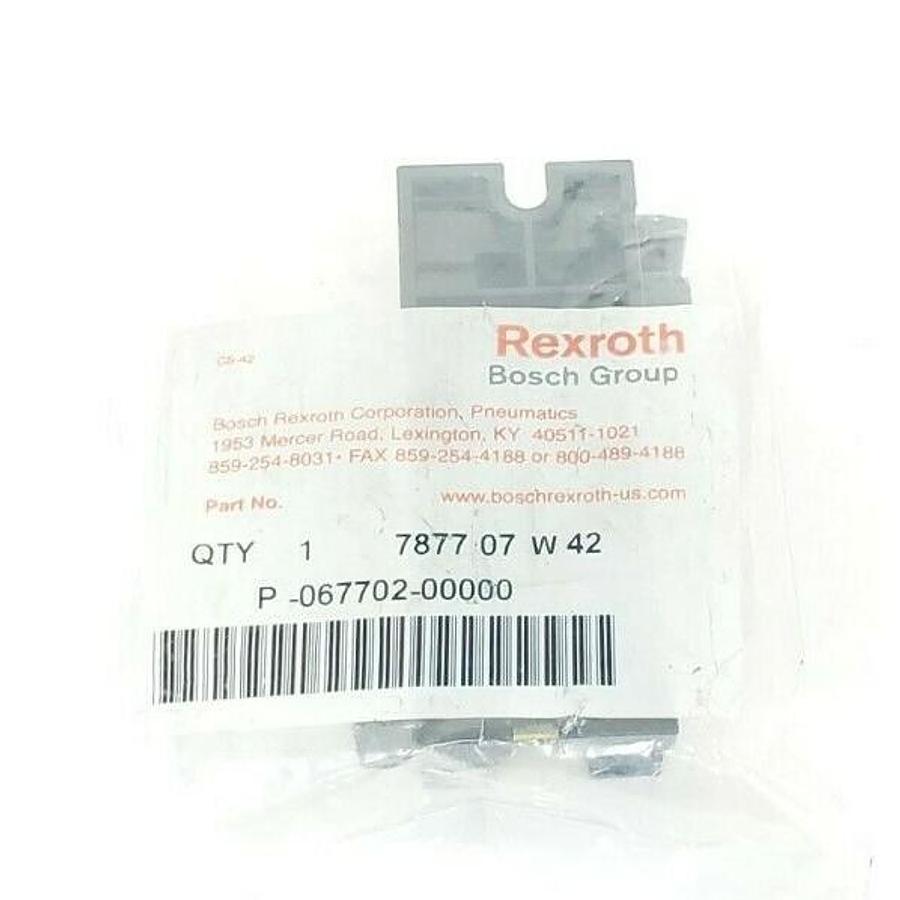 Used NEW REXROTH BOSCH P-067702-00000 MANIFOLD VALVE 7877 07 W 42, 787707W42