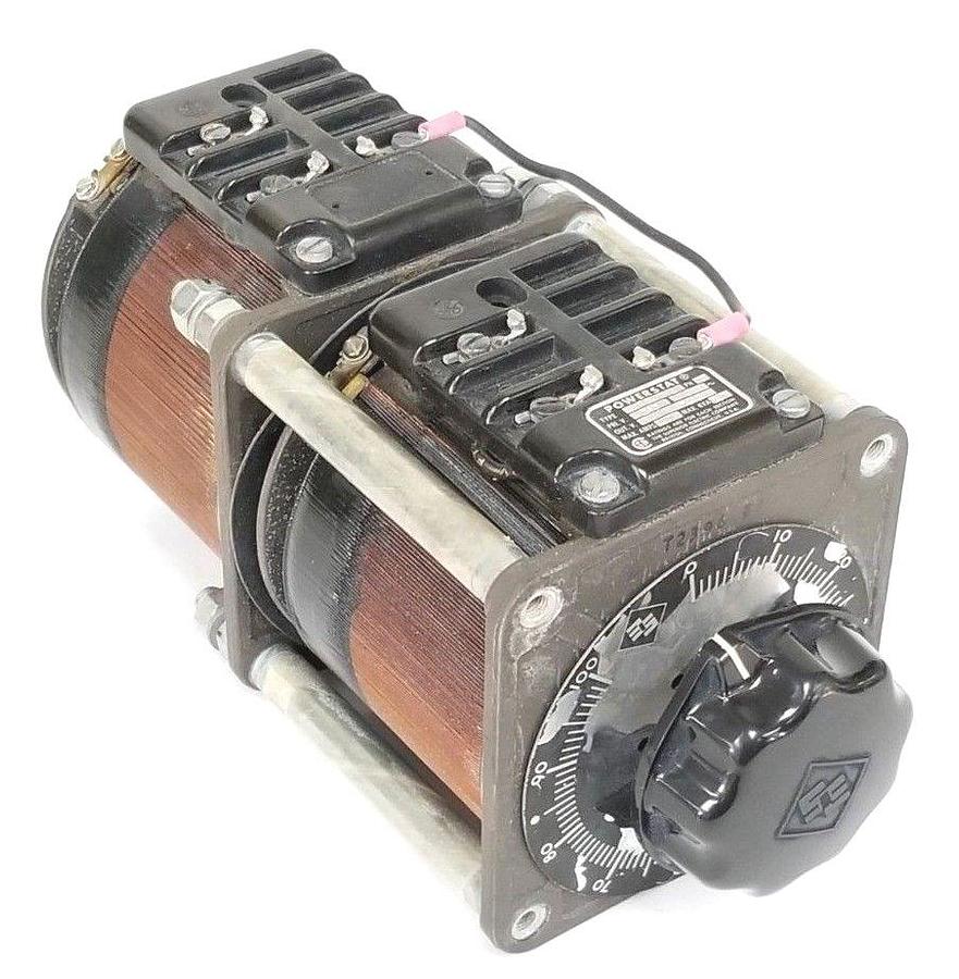 Used DANAHER MOTION / POWERSTAT Q217U-2 VARIABLE TRANSFORMER 240V, 60HZ (FOR PARTS)
