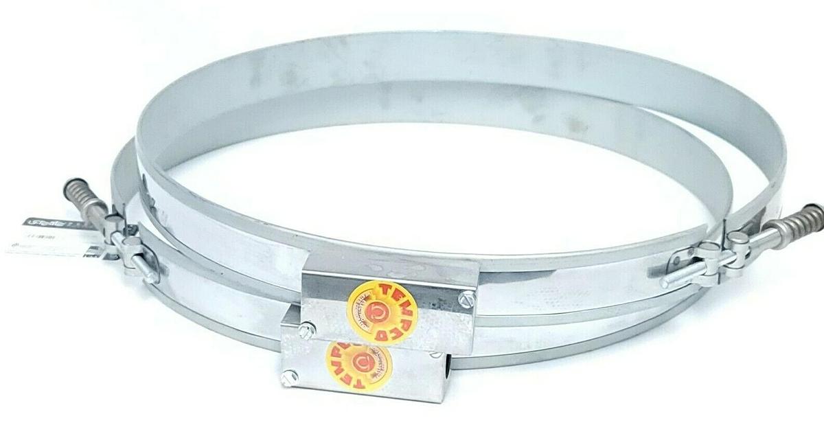Used LOT OF 2 TEMPCO MBH33362 1600W 120V HEATER BANDS