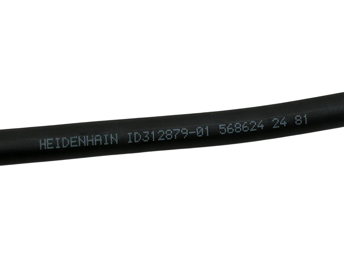 Used Heidenhain ID 312879-01 Spiral Connecting Cable for HR 410 Handwheel