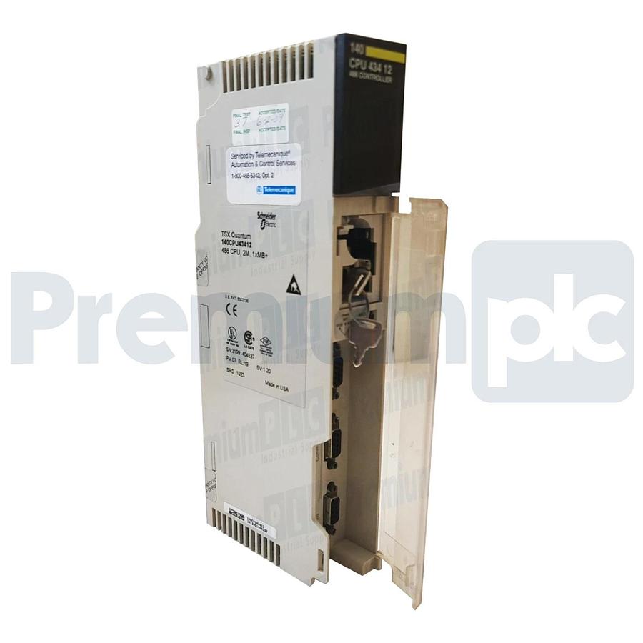 Refurbished SCHNEIDER MODICON 140CPU43412 TSX QUANTUM 486 CPU, 140-CPU-434-12 REPAIRED
