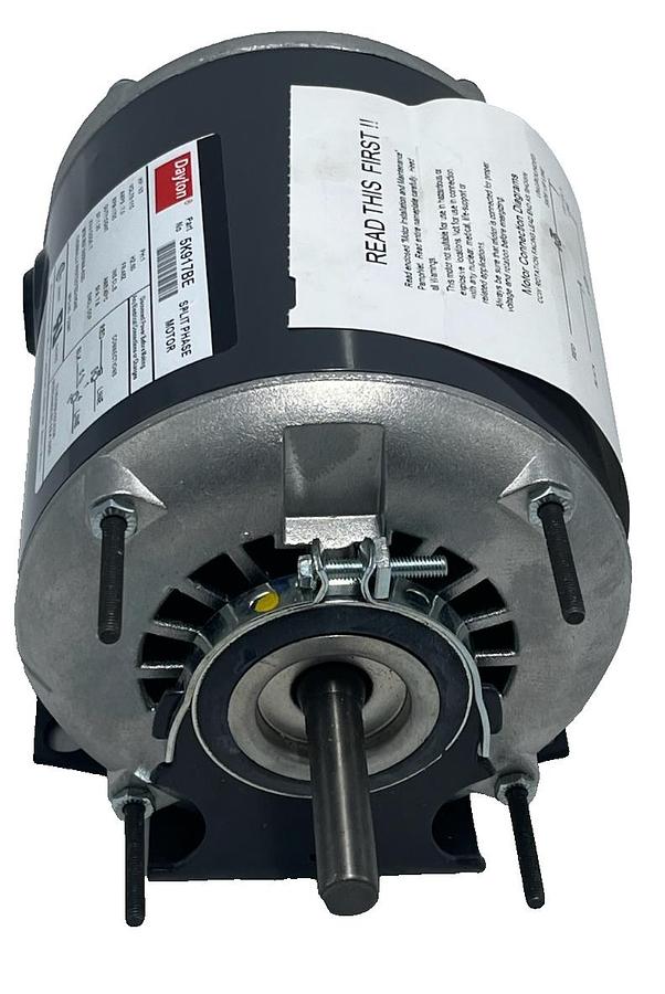 Used Dayton 5K917BE Split Phase Motor 1/3 HP 1725 RPM 115V 48Z Frame ODP