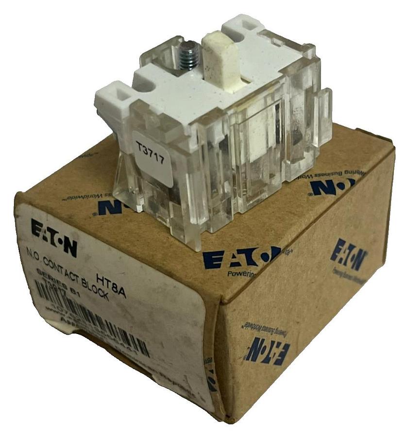 Used LOT OF 8 Eaton HT8A Contact Block Series B1 30mm HT800 N.O. Normally Open NSMP